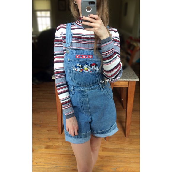 90s short overalls